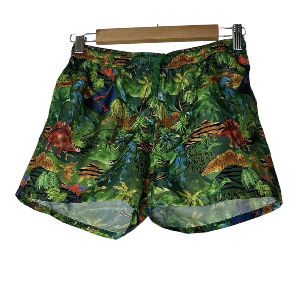 ROBERTO CAVALLI Junior Swim Shorts Size 16A Pockets Vacation Beach Designer